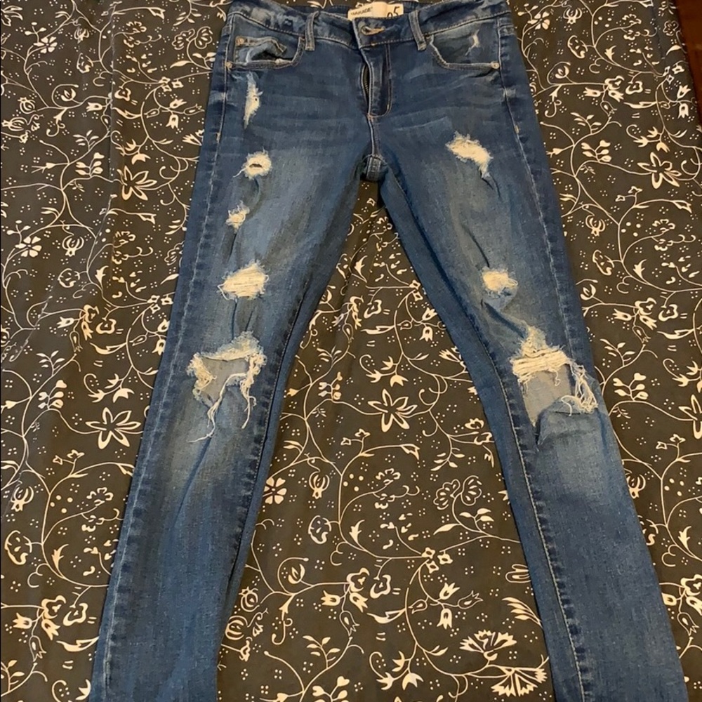 Mid-rise jeggings